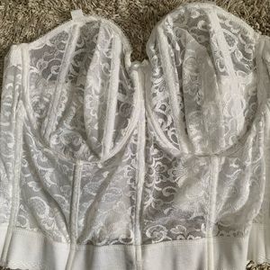 Goddess Womens Lace Longline Bra Style-689